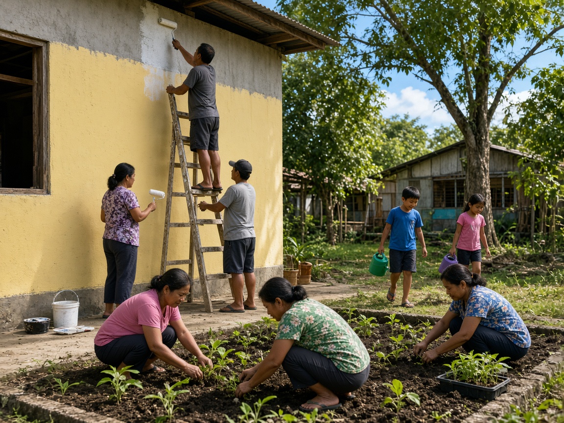 Brigada Eskwela campus clean-up